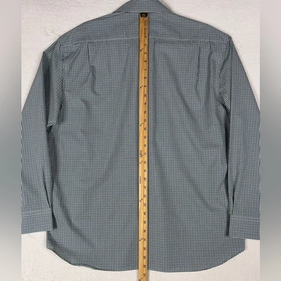 Todd Snyder The Mayfair Dress‎ Shirt Men's 17 32/33 White Green Purple Check NWT